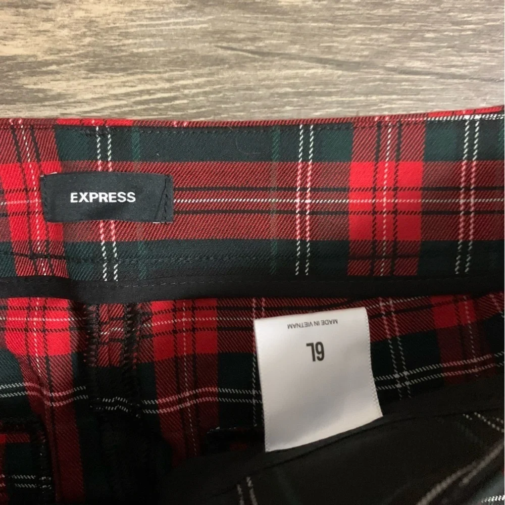 Express Plaid Stirrup Pants